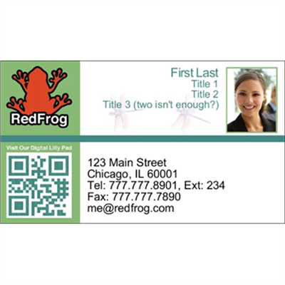 Business Card 1 Sided